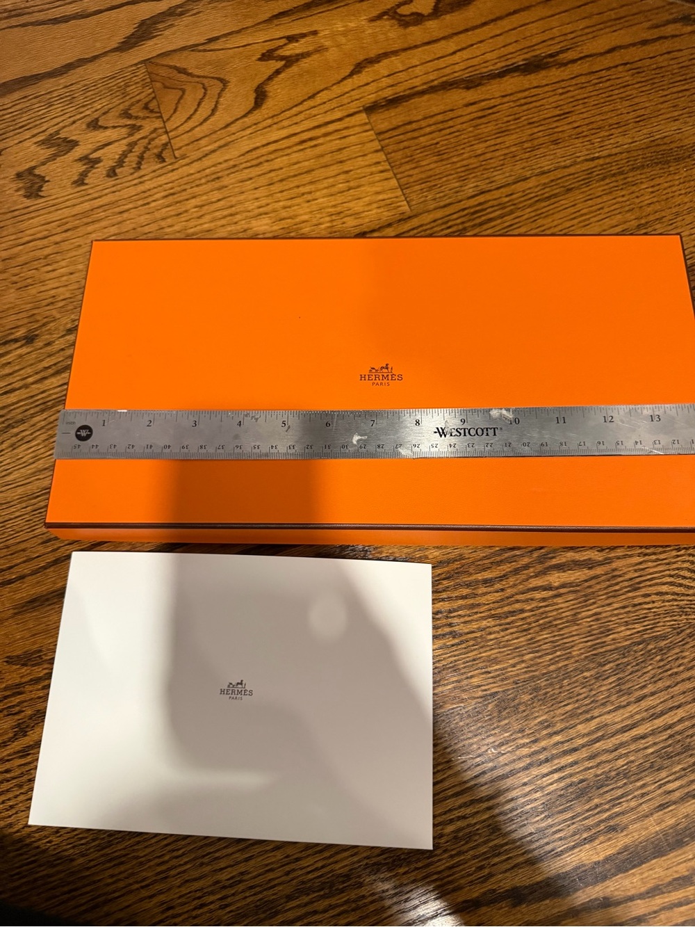 Hermes Orange Box and White Card Set